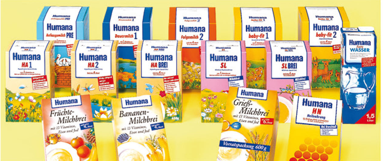 Catálogo de productos Humana Baby antiguos